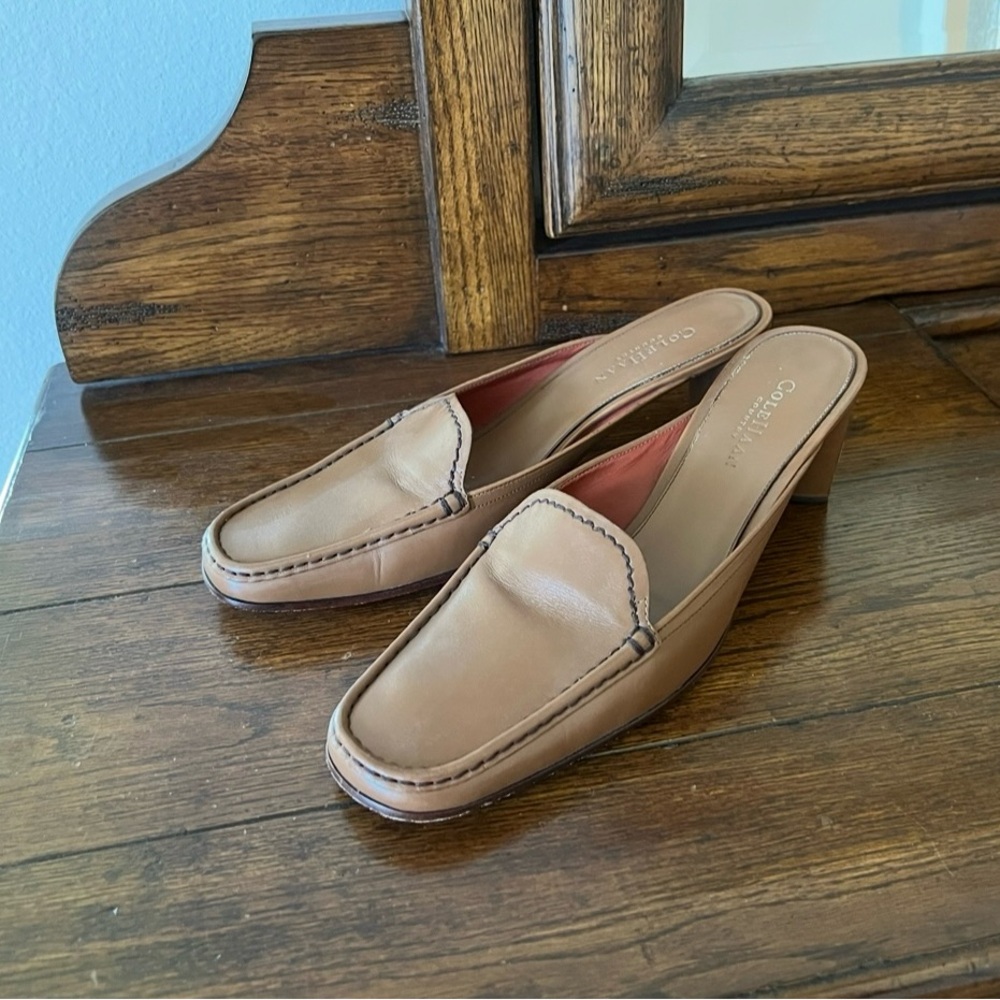Cole Haan Women's Brown Leather Loafers